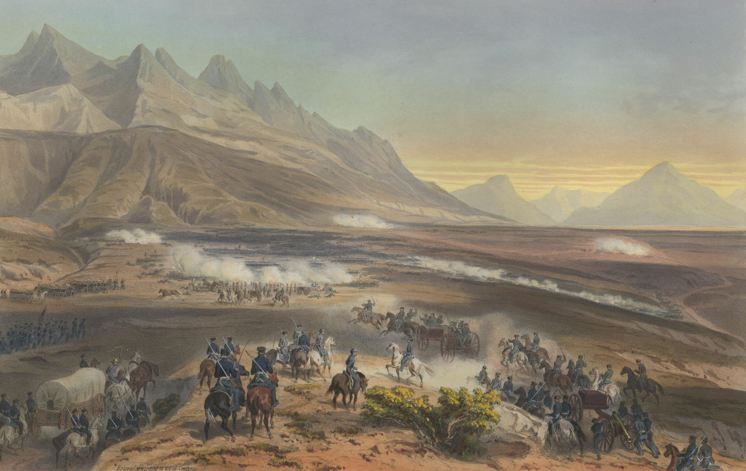 Carl Nebel - Battle of Buena Vista