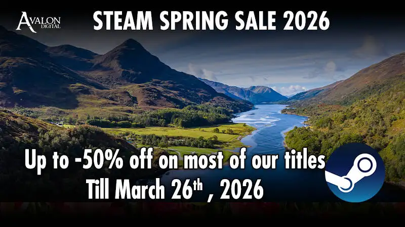 Avalon Digital Steam Spring Sales 2026
